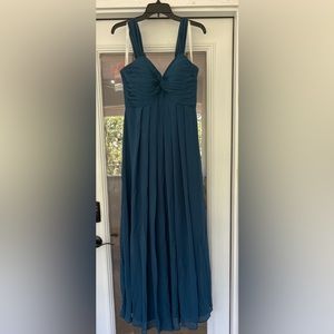 Blue Size 8 Azazie Bridesmaid Dress